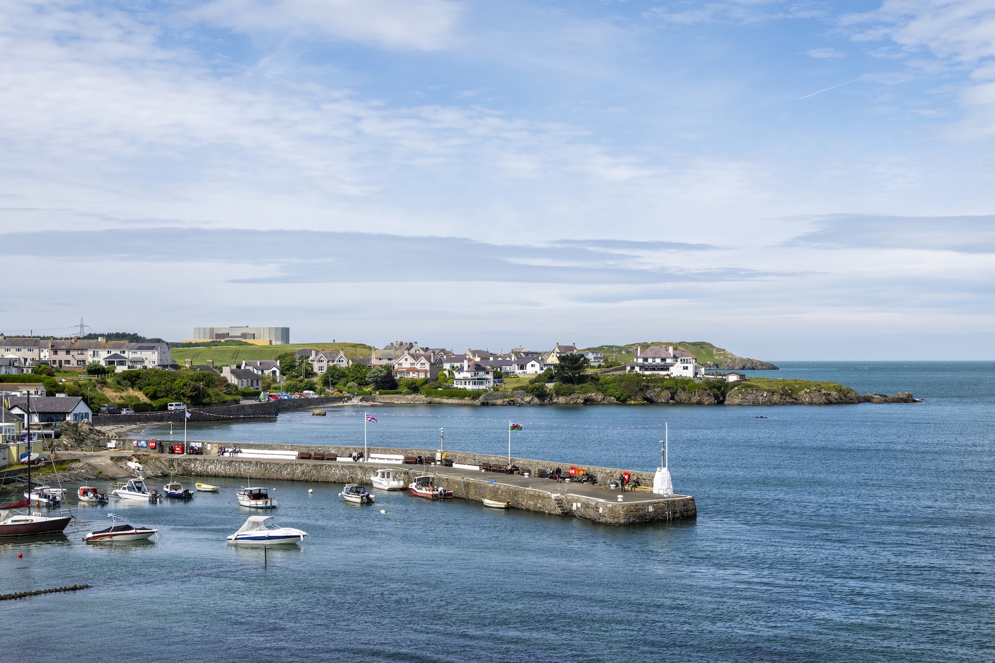 Cemaes Bay harbour and beach, Anglesey