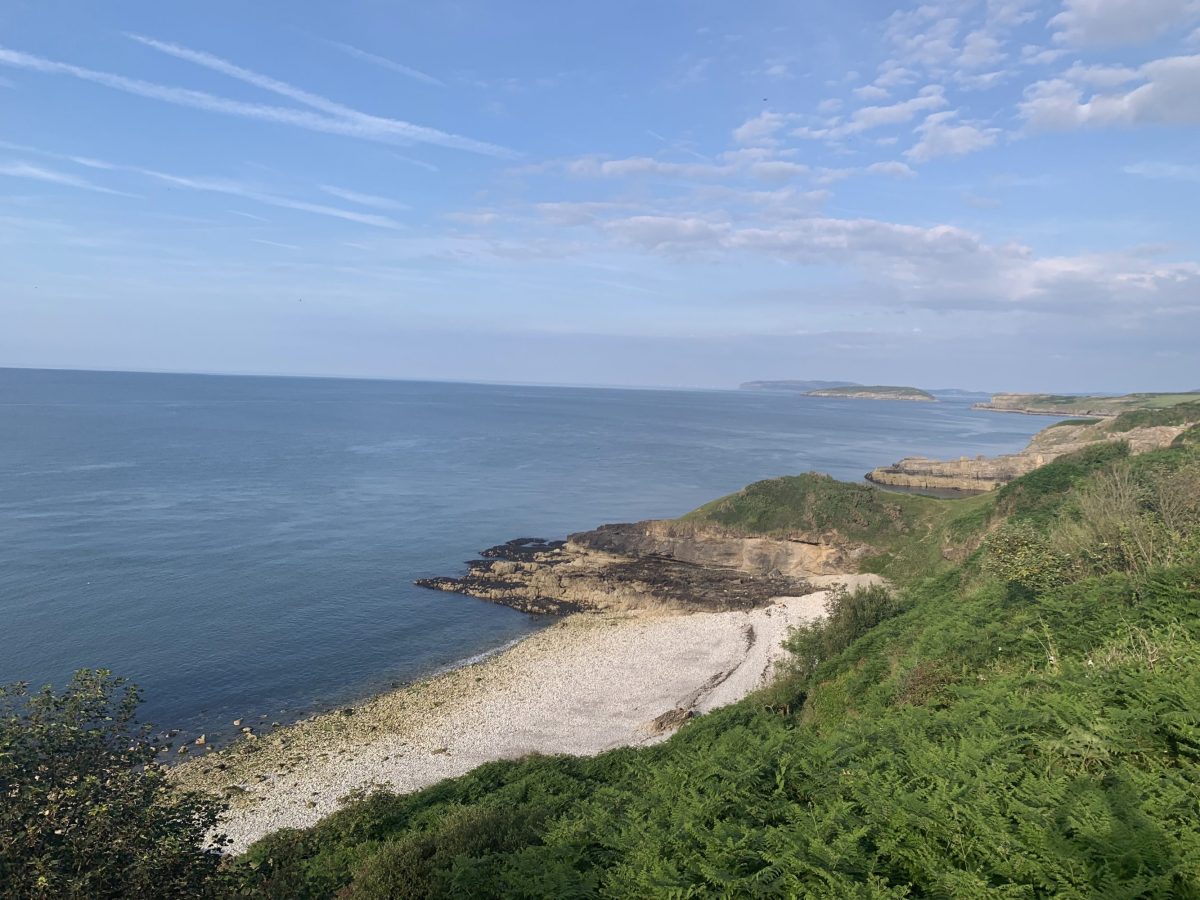 The secret beach of Traeth Gwyn (named for the white rocks on the shoreline) is one of North Wales' best sea swimming spots