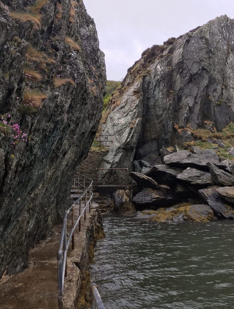 one of Anglesey's best sea swimming spots at Porth Dynion