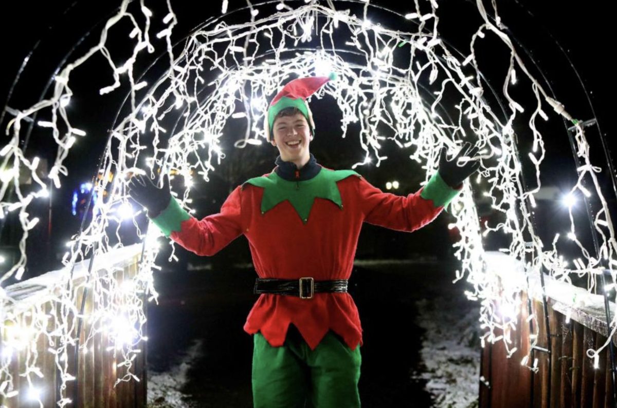 meet santa at Llyn Brenig's christmas light trail north Wales