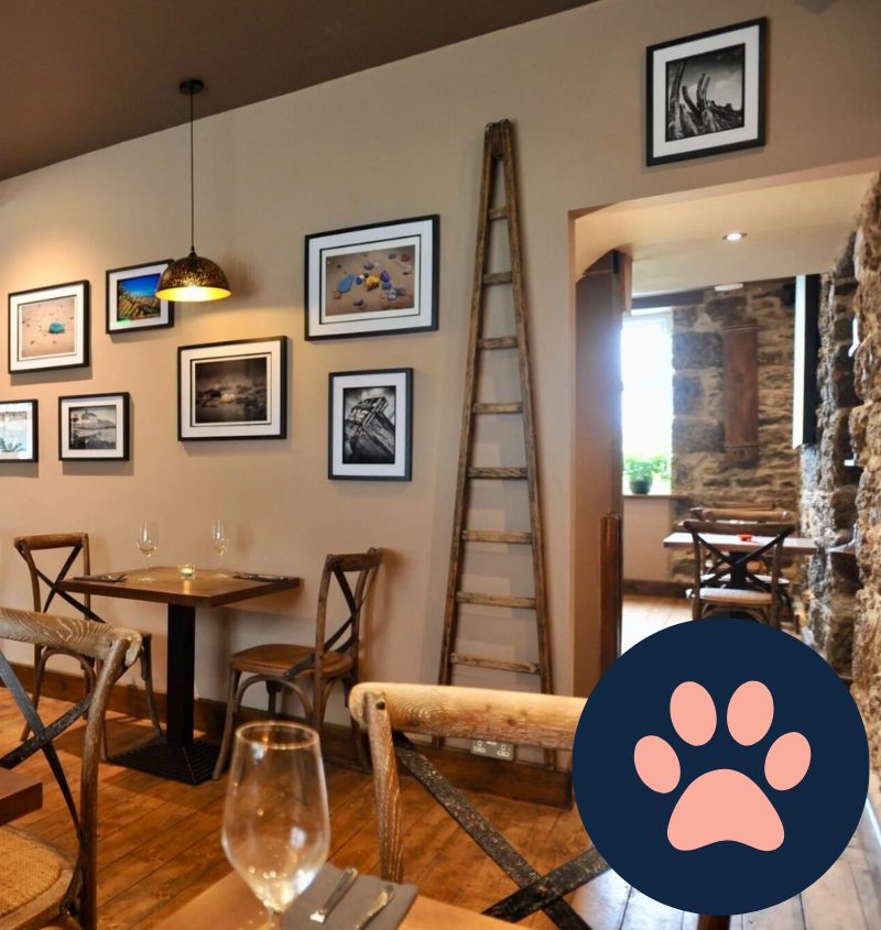 Pebbles Bistro restaurant in Benllech, Isle of Anglesey