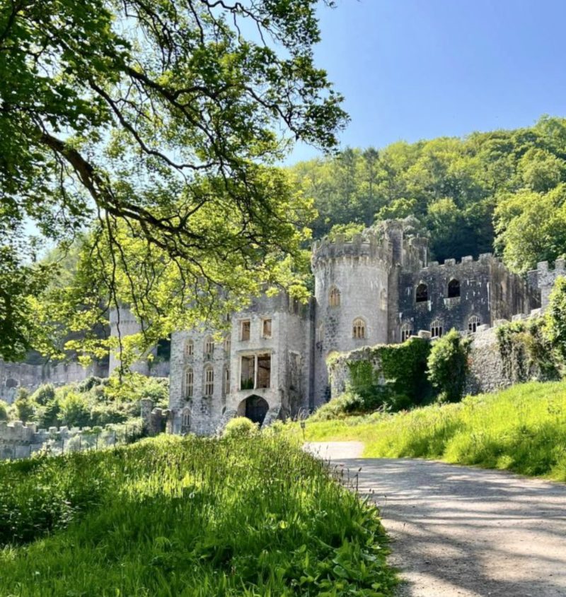 Gwyrch Castle Grade I listed country house surrounded by woodland in Abergele, North Wales