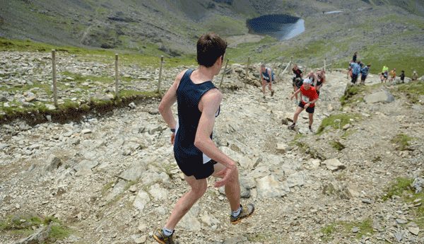 runners take part in the Snowdon race, an iconic summer event in North Wales each July