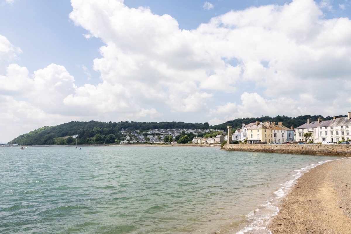 A scenic view of Beaumaris, one of the pretty communities along the Anglesey Coast Path