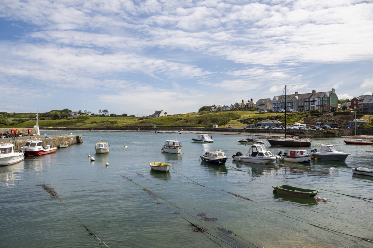 Fishing boats in Cemaes Bay, Anglesey 