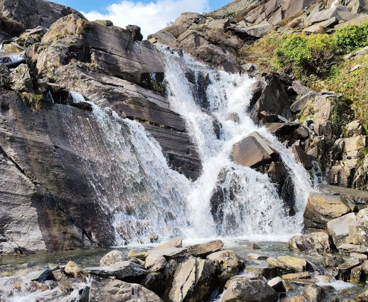 Cwmworthin waterfalls Snowdonia North Wales