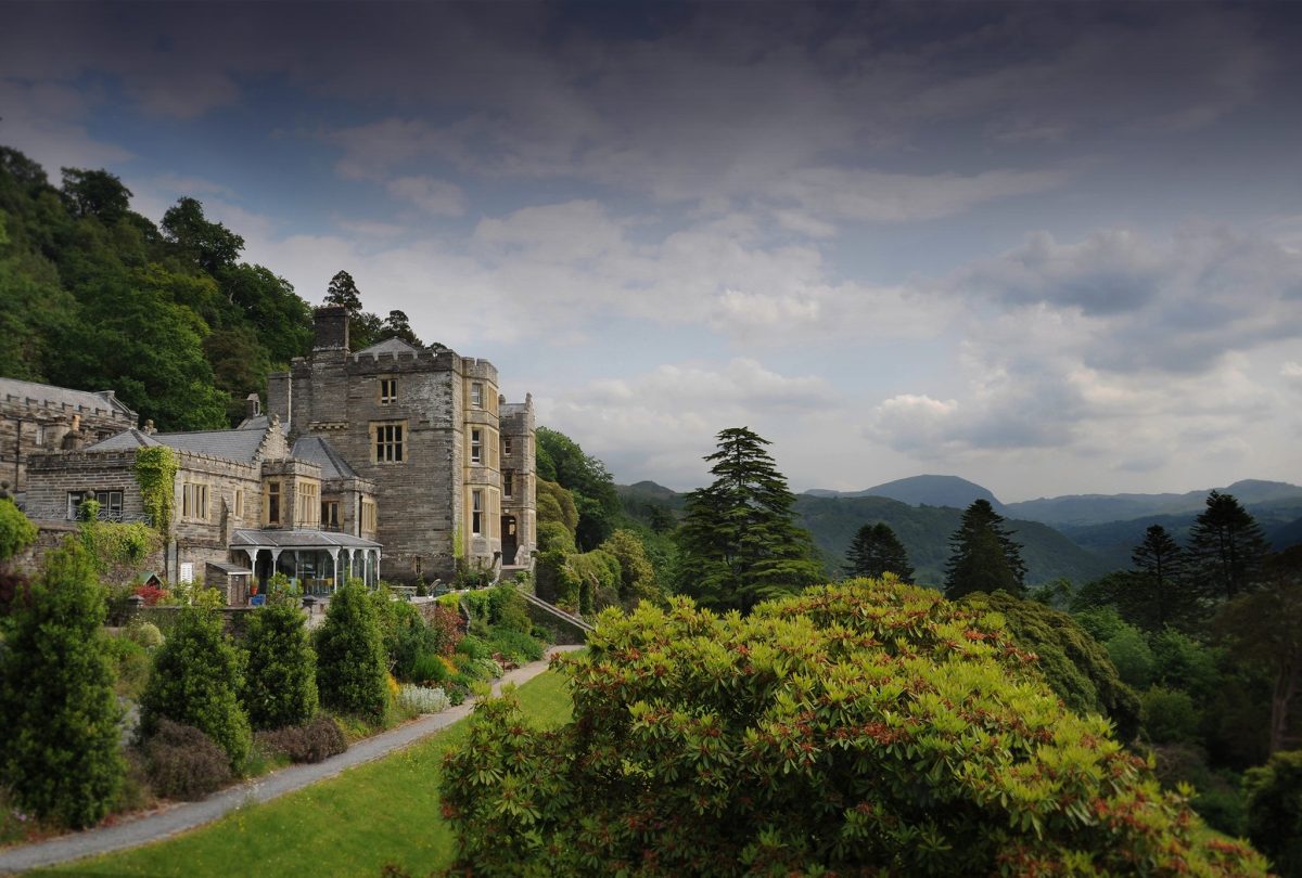The house at Plas Tan y Bwlch in Snowdonia North Wales